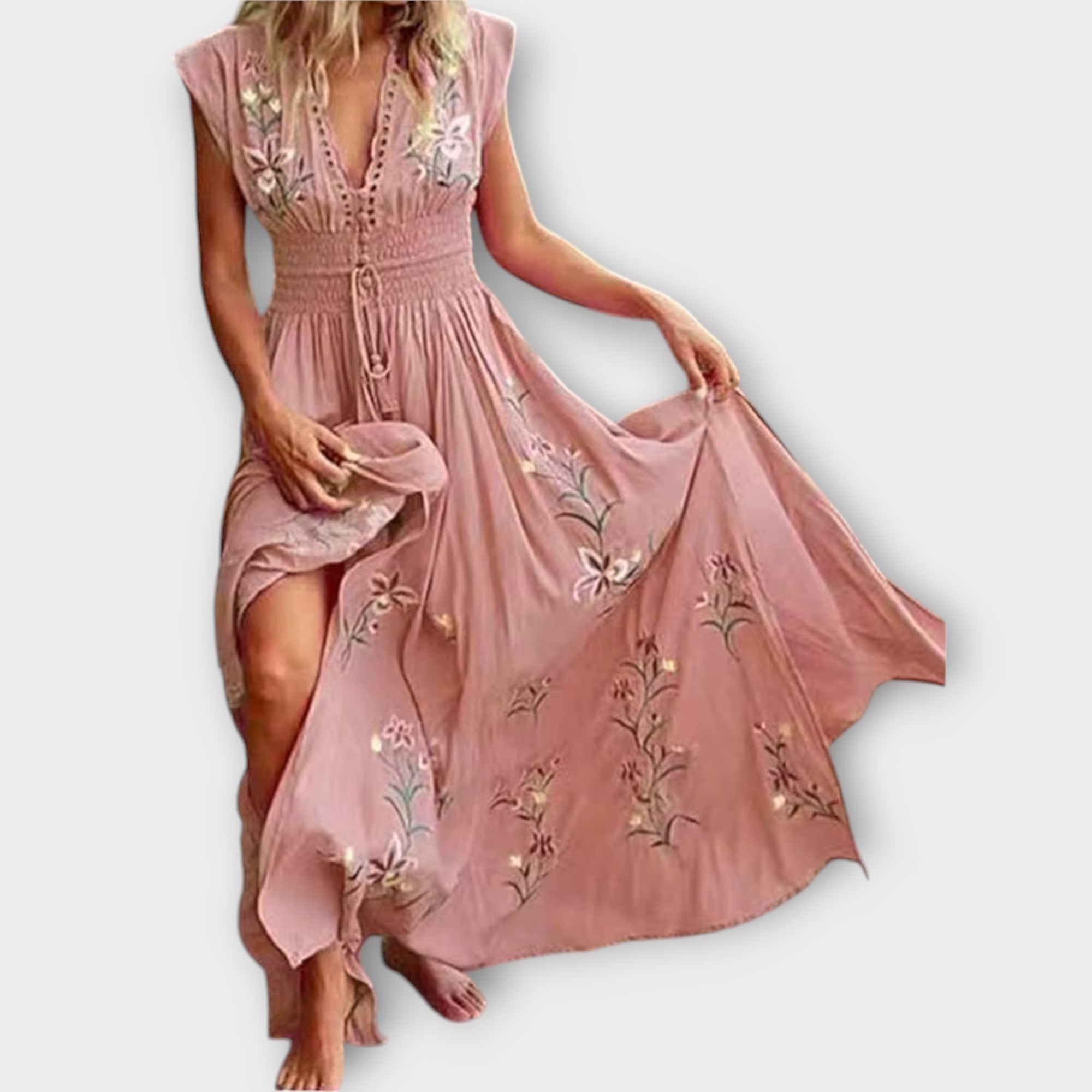 Felizia – Boho Dress with Enchanting Embroidery