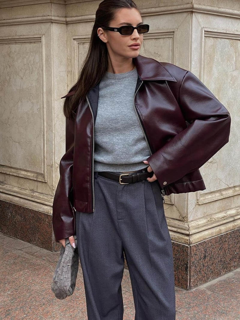 Romy | Leather Jacket